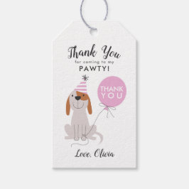 Rosa för maritim Födelsedagsfest för marijuant Hun Presentetikett