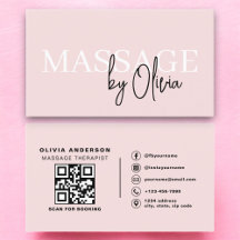 Rosa för massageterapi QR-kod