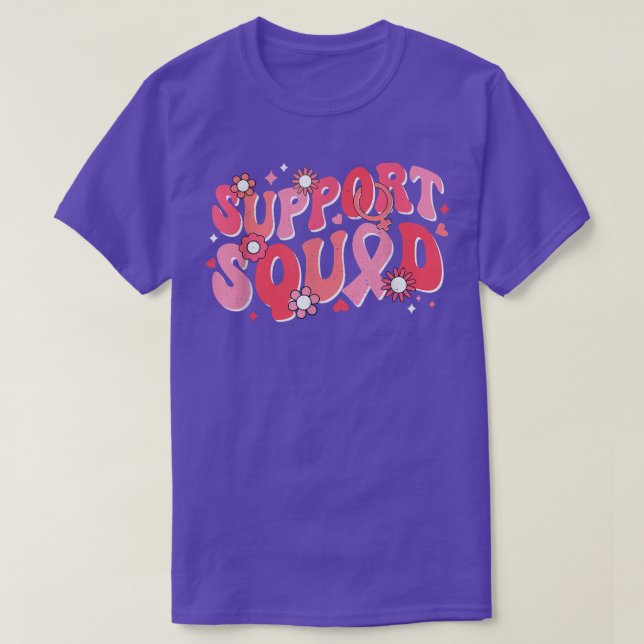 Rosa för medvetandegörande om bröstcancer Ribbon S T Shirt (Design framsida)