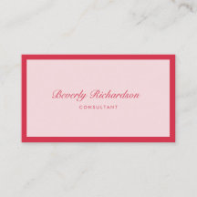 Rosa för modern Elegant Luxe-minimalistisk Profess