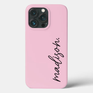 Rosa för Modern Simple Script Trendig Snyggt