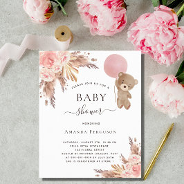 Rosa för nalle av babyduschpampas