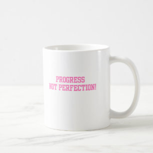 Rosa för ofullständig prestation kaffemugg