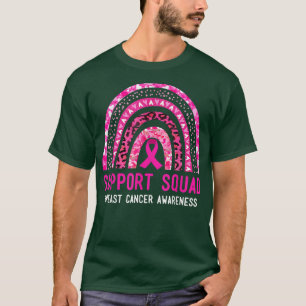 Rosa för ökad medvetenhet om bröstcancer på stödto t shirt