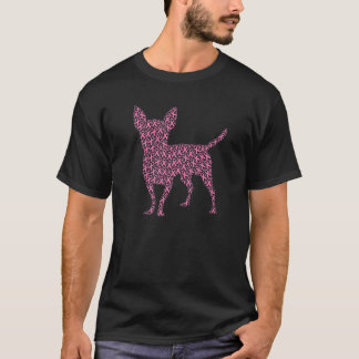 Rosa för ökad medvetenhet om bröstcancer t shirt