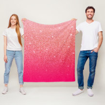 Rosa för övertoning i glitter