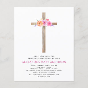 Rosa för primär Heliga för Pastel Blommigt Flygblad