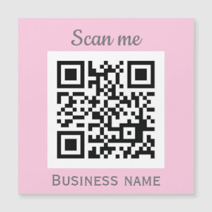 Rosa för QR-Logotyp - Professionell - Girly