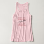Rosa för turistmål i Personligen Girls Resa Linne Med Racerback<br><div class="desc">Tanktopet personlig Girls Helg Anpassningsbar Rosa med redigerbar text och text för ditt datum,  mål eller plats,  namn,  och roligt citat som "besties,  buds och Dragas" gör en Resa och användbar keepVII för din reseledare eller dina brudar.</div>