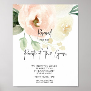 Rosa Förbehållna Brudgummens Föräldrar Kärleksfull Poster