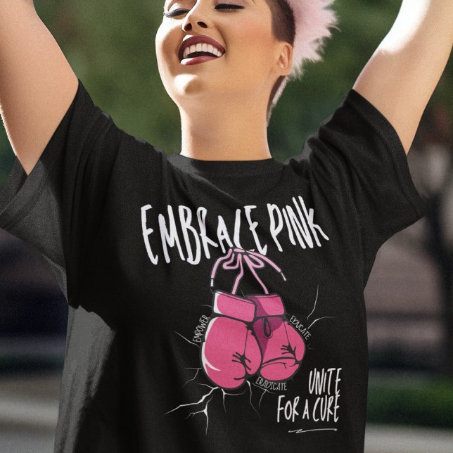 Rosa, förena för ren bröstcancer t shirt (Skapare uppladdad)