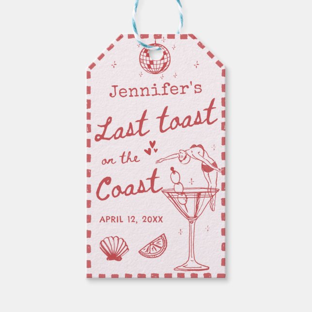 Rosa förra veckan på Bachelorette i Kusten Presentetikett (Framsidan)