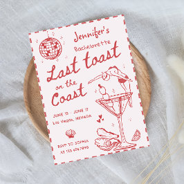 Rosa förra veckan på Kusten Bachelorette Helg Inbjudningar