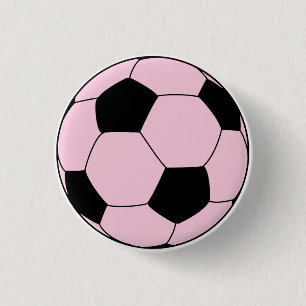 Rosa Fotboll Knapp