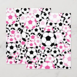 Rosa fotbolls mönster Scrapbook Craft papper