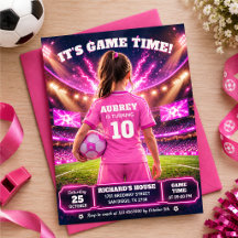 Rosa fotbollstematisk födelsedag