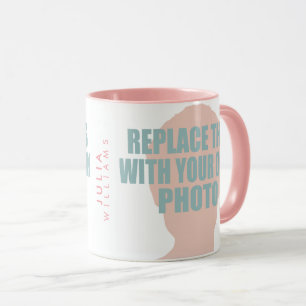 rosa foton mugg