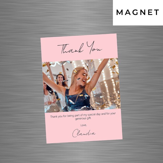  rosa-fototack för ditt magnetkort (Skapare uppladdad)