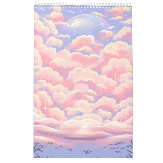 rosa fox-kalendrar kalender (Baksida)