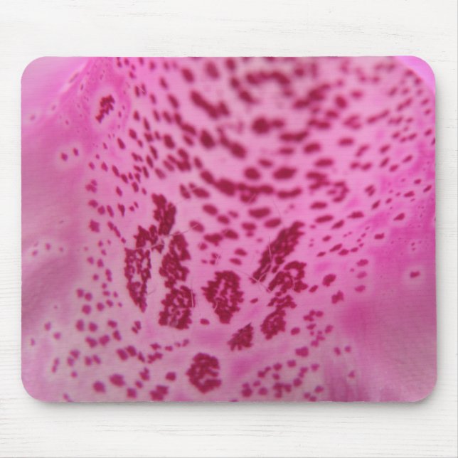 Rosa Foxglove Petal Mousepad Musmatta (Framsidan)