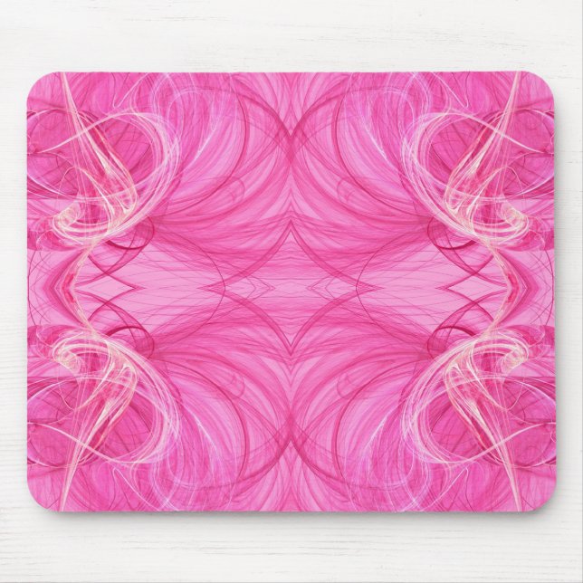 Rosa Fractal Mousepad Musmatta (Framsidan)