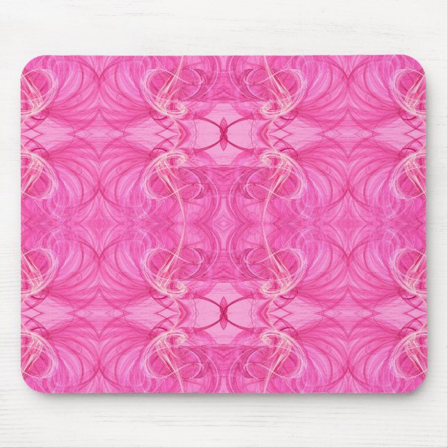 Rosa Fractal Mousepad Musmatta (Framsidan)