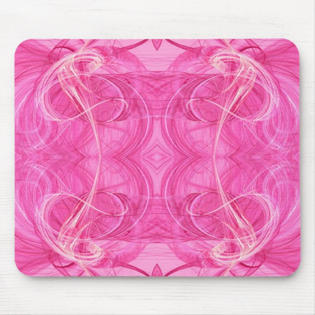 Rosa Fractal Mousepad Musmatta (Framsidan)