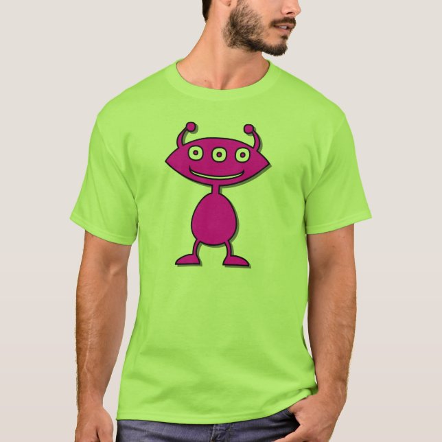 Rosa främling tee (Framsida)