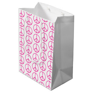 Rosa fredstecken presentpapper