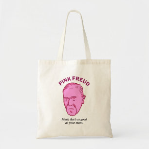 Rosa Freud Funny Music Psychology Pun Tote Bag Tygkasse