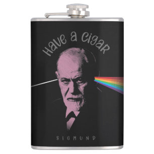 Rosa Freud (ha en cigarr) Fickplunta