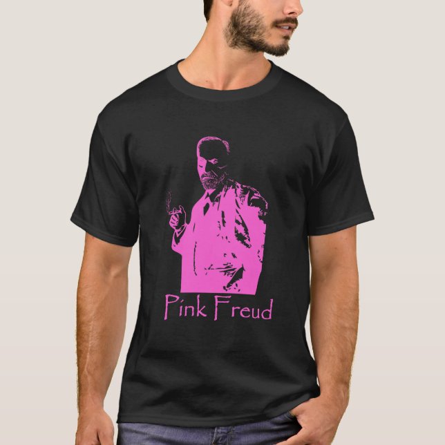 Rosa Freud mörkt-skjorta Tee (Framsida)