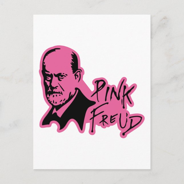 ROSA FREUD Psychoanalysis Ljud Edition Vykort (Framsida)