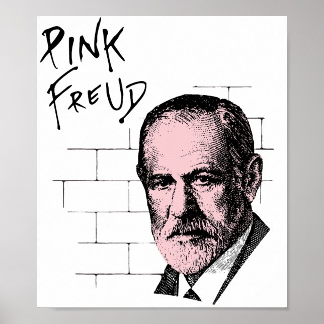 Rosa Freud Sigmund Freud Poster (Framsidan)