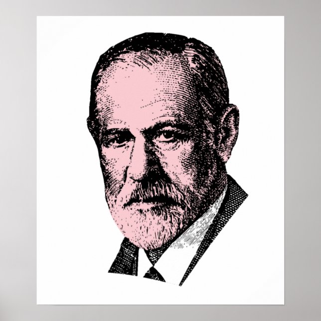 Rosa Freud Sigmund Freud Poster (Framsidan)