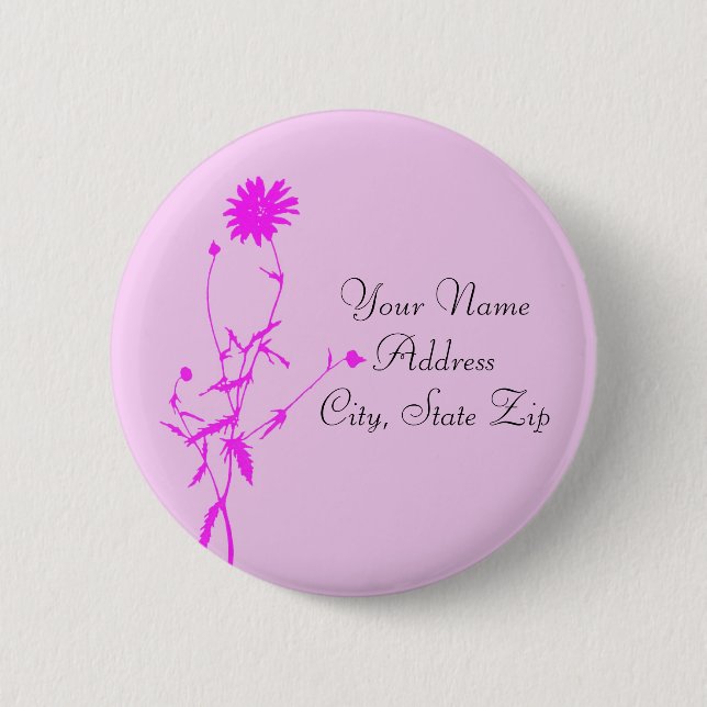 Rosa frodigt knäppas knapp (Framsida)