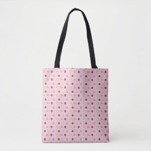 Rosa Frosted Cake Pop Pops Sprinkles Print Tote Tygkasse