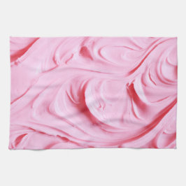 Rosa Frosting Swirl Kökshandduk