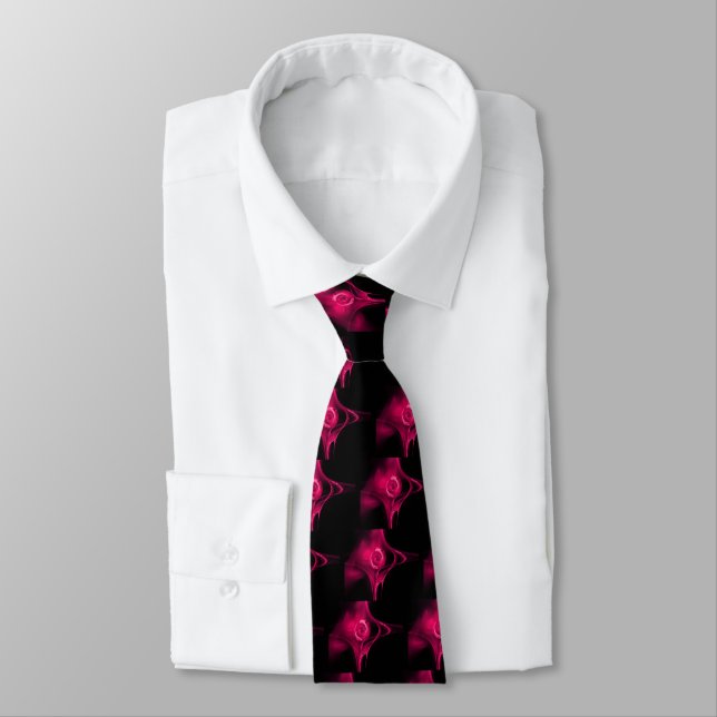 ROSA FUCHSIA FRACTAL RO I BLACK Mönster Slips (Bunden)