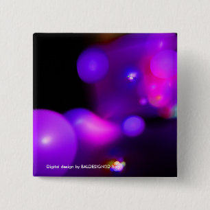 ROSA FUCHSIA LILA BLACK FRACTAL BUBBLES KNAPP