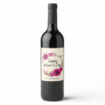 Rosa Fuchsia Poppies Best Mamma någonsin - Mors da