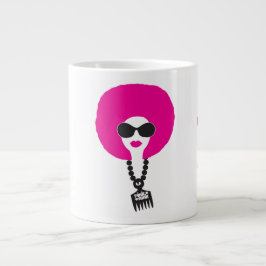 Rosa Funk Afro Chick Dope Saker Jumbo Mugg