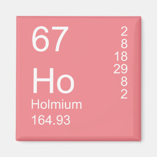 Rosa Funny Periodic Bord HO Magnet