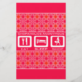 Rosa Funny Shopahol Eat Shop Shop Award Brevpapper