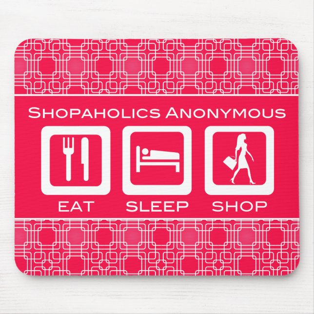 Rosa Funny Shopahol Eat Shop Shop Award Musmatta (Framsidan)