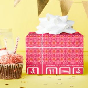 Rosa Funny Shopahol Eat Shop Shop Award Presentpapper