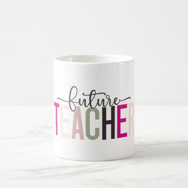 Rosa Future Teacher Gift Kaffemugg (Center)