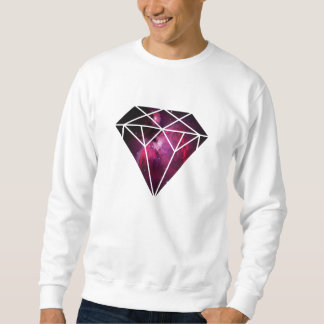 Rosa galaxdiamant sweatshirt