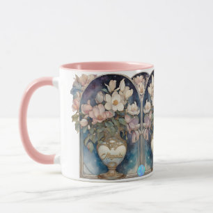 Rosa Galaxy Magnolias Personlig mugg