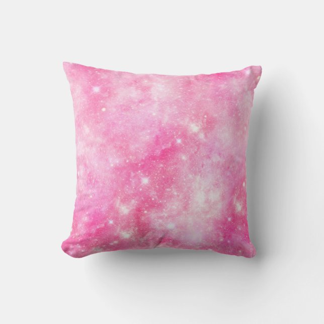 Rosa Galaxy Universe Kudde (Framsida)